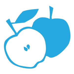 access to healthy food icon: apples