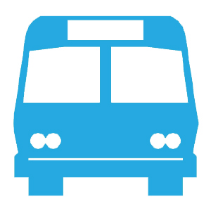 health transportation icon: bus