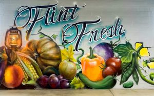 Mural of produce